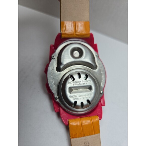 Britney Spears Watch Rocks 2000 Trendmasters Y2K Pink New Battery LCD *READ main image 6